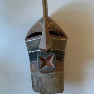 20th Century Kifwebe Mask from Baluba Tribe in Bosonge Zaire Africa
